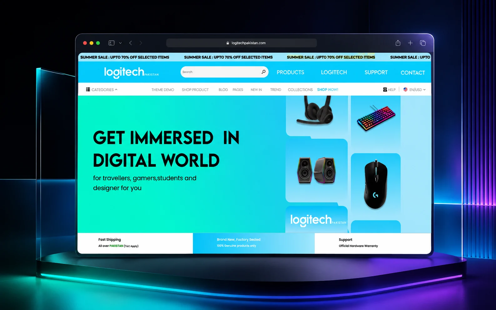 LogiTech Accessories E-Commerce Store